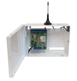 Устройство оконечное объектовое приемно-контрольное c GSM и LAN коммуникаторами S400L-2GSM-BK12-W "Нано LAN" клеммники (цвет белый)