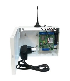 Устройство оконечное объектовое приемно-контрольное c GSM коммуникатором S400-2GSM-BK12-W-li "Нано"