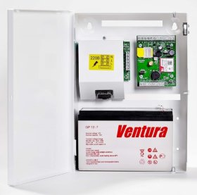 Устройство оконечное объектовое приемно-контрольное c GSM коммуникатором S800-2GSM-SBK25-W "Нано 8" (под АКБ 7Ач, цвет белый)